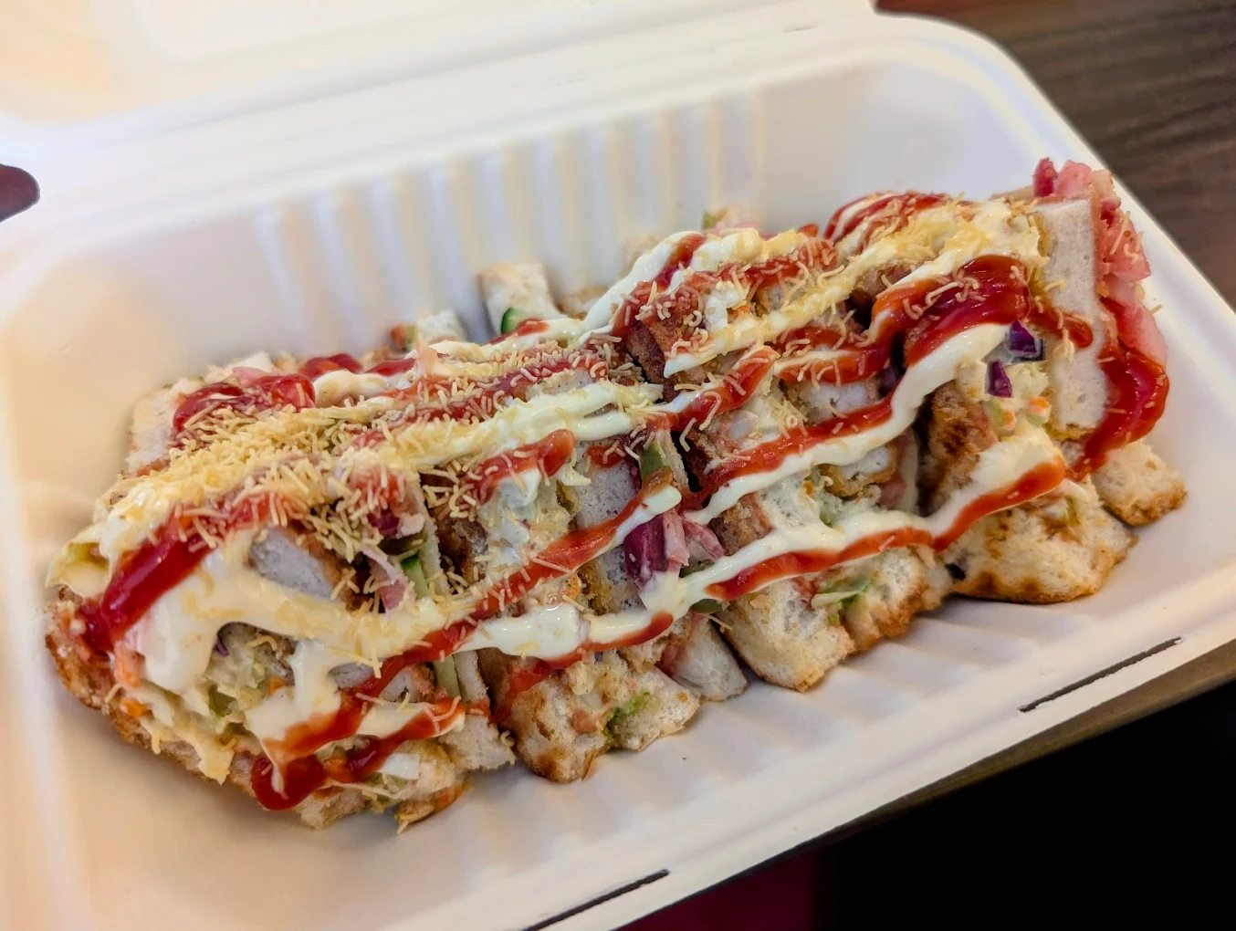 Grilled sandwich and wraps at Sector 17 Indian Eatery NW Calgary